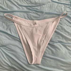 White Cheeky Forever 21 Swim Suit Bottoms